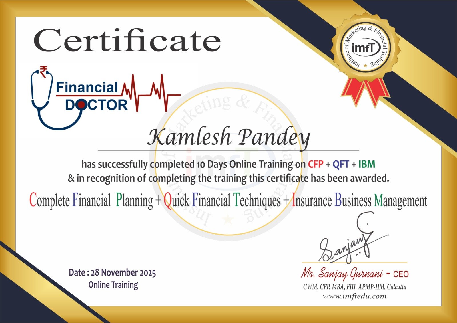 Professional achievement 4